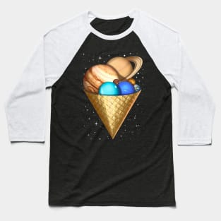 Planetary icecream Baseball T-Shirt